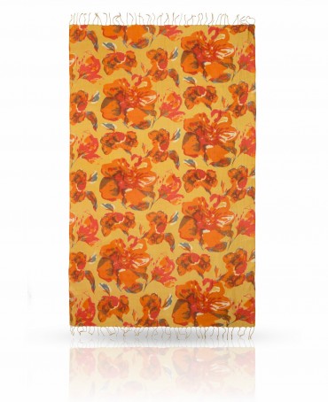 Палантин Женский S-BIG.FLOWER/AMBER